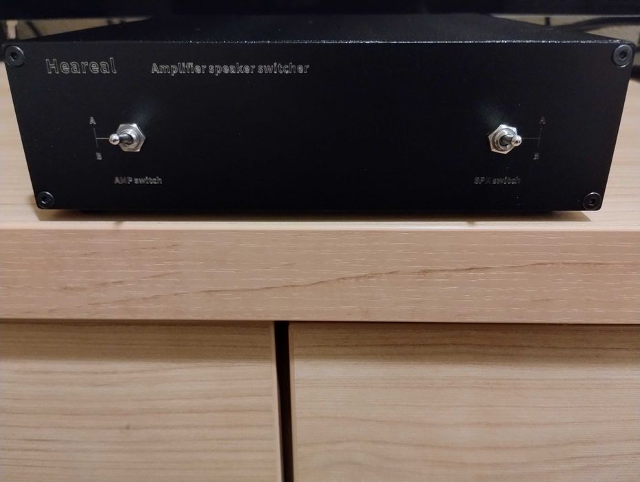 Przełącznik Selektor Głośników i Wzmacniaczy 2x2 (A/B)