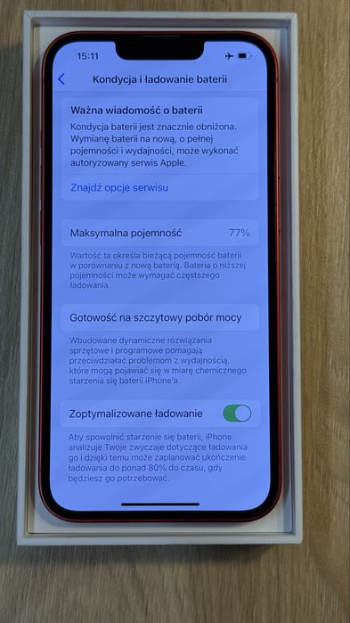 iPhone 13 RED 128 GB