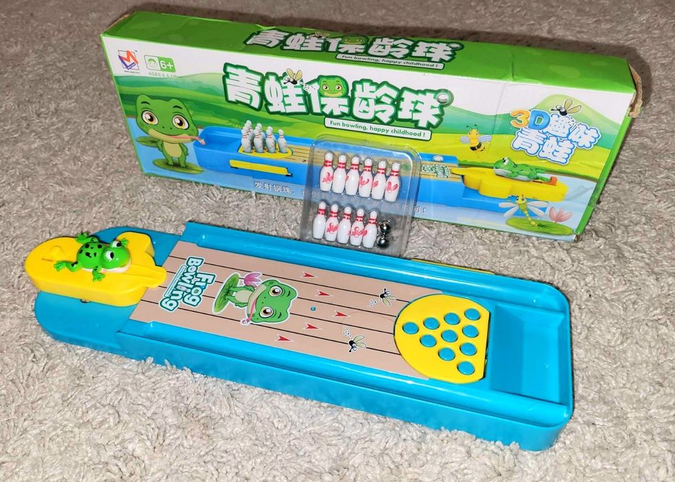 Frog bowling дитяча настольна гра, нова