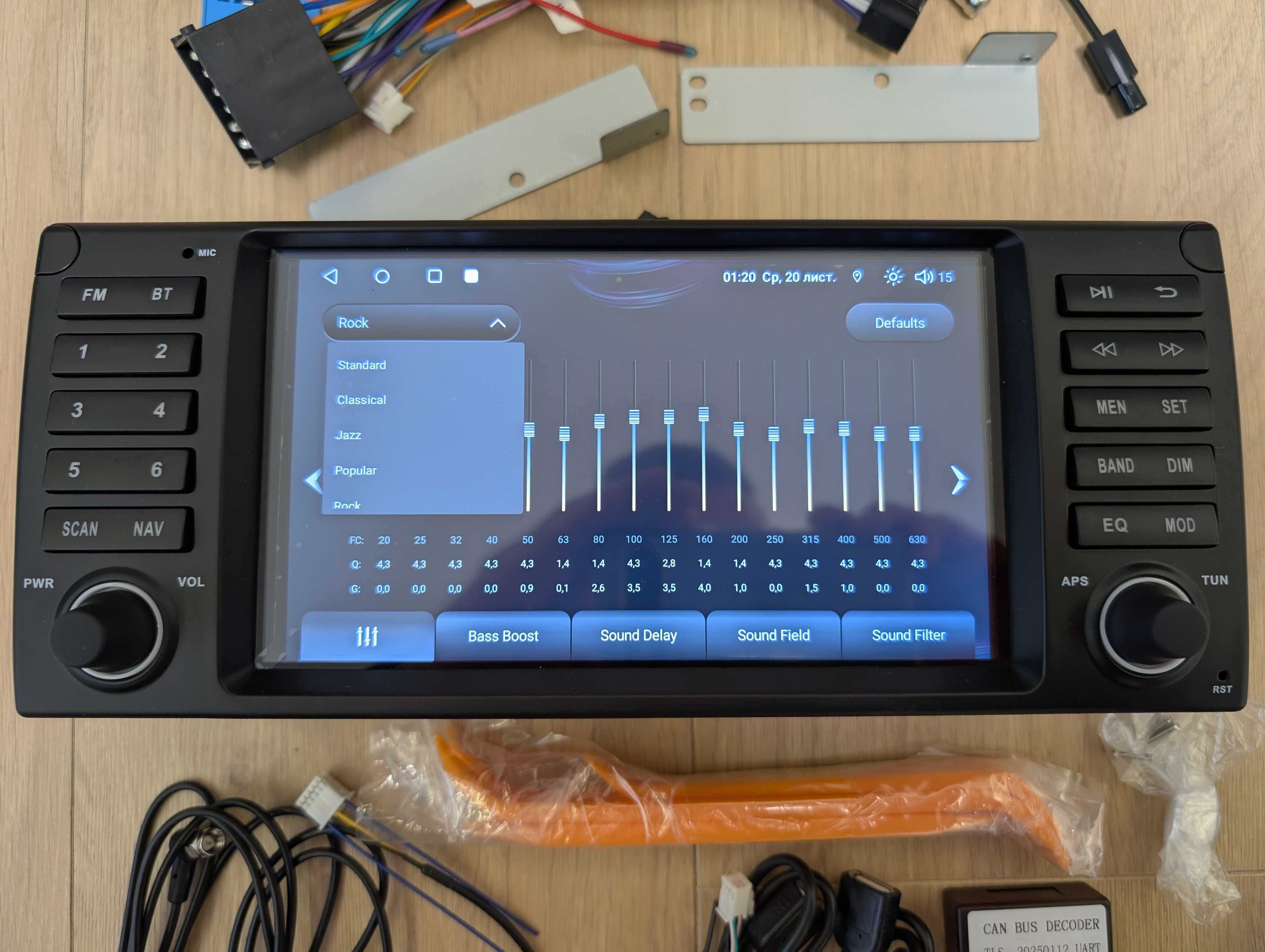 Магнітола 8" 4/64GB BMW 5 E39 1995-2003 E53 E38 CarPlay Android Auto
