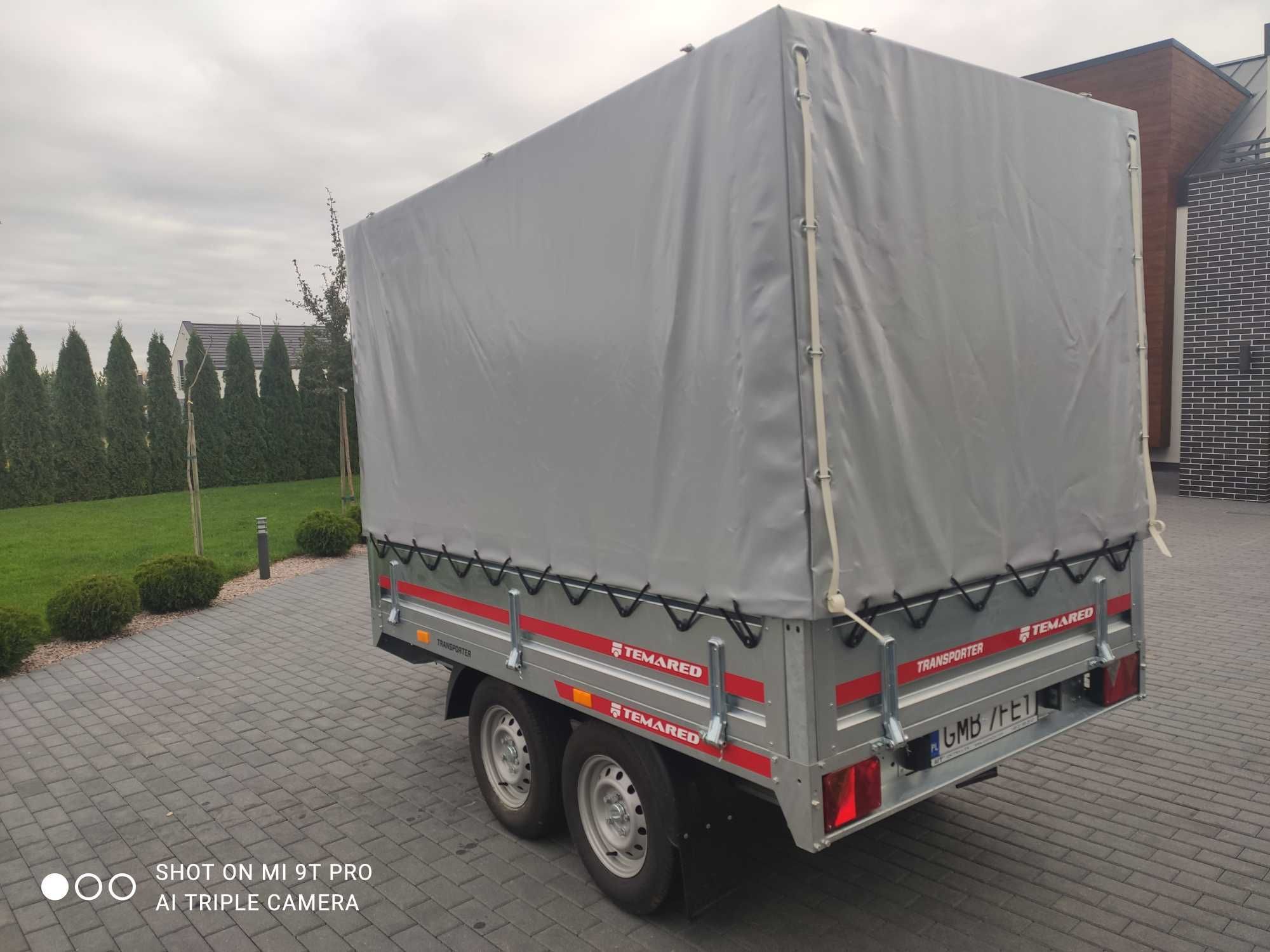 Nowa Przyczepa TEMARED Transporter 2515/2 C Wraz z plandeką 2 Tony