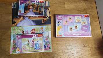 Zestaw puzzle księżniczki Disneya