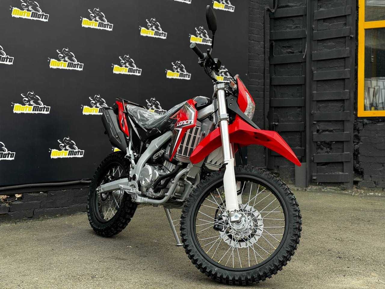 Мотоцикл Loncin LX300GY SX2 PRO Червоний RED Рідинне охолодження