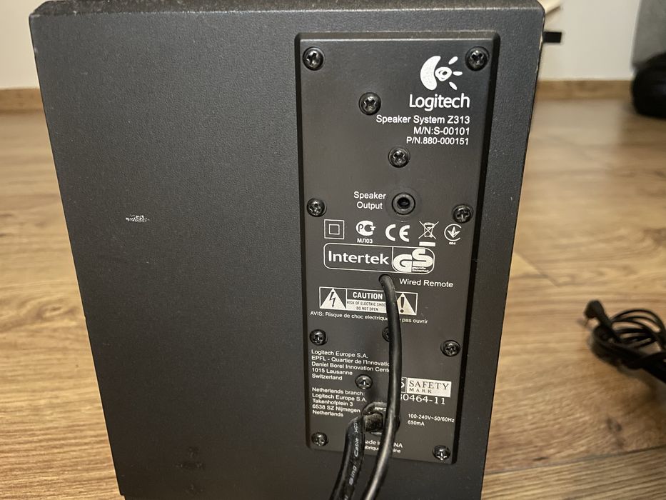 Zestaw głośników komputerowych Logitech 2.1 Z313