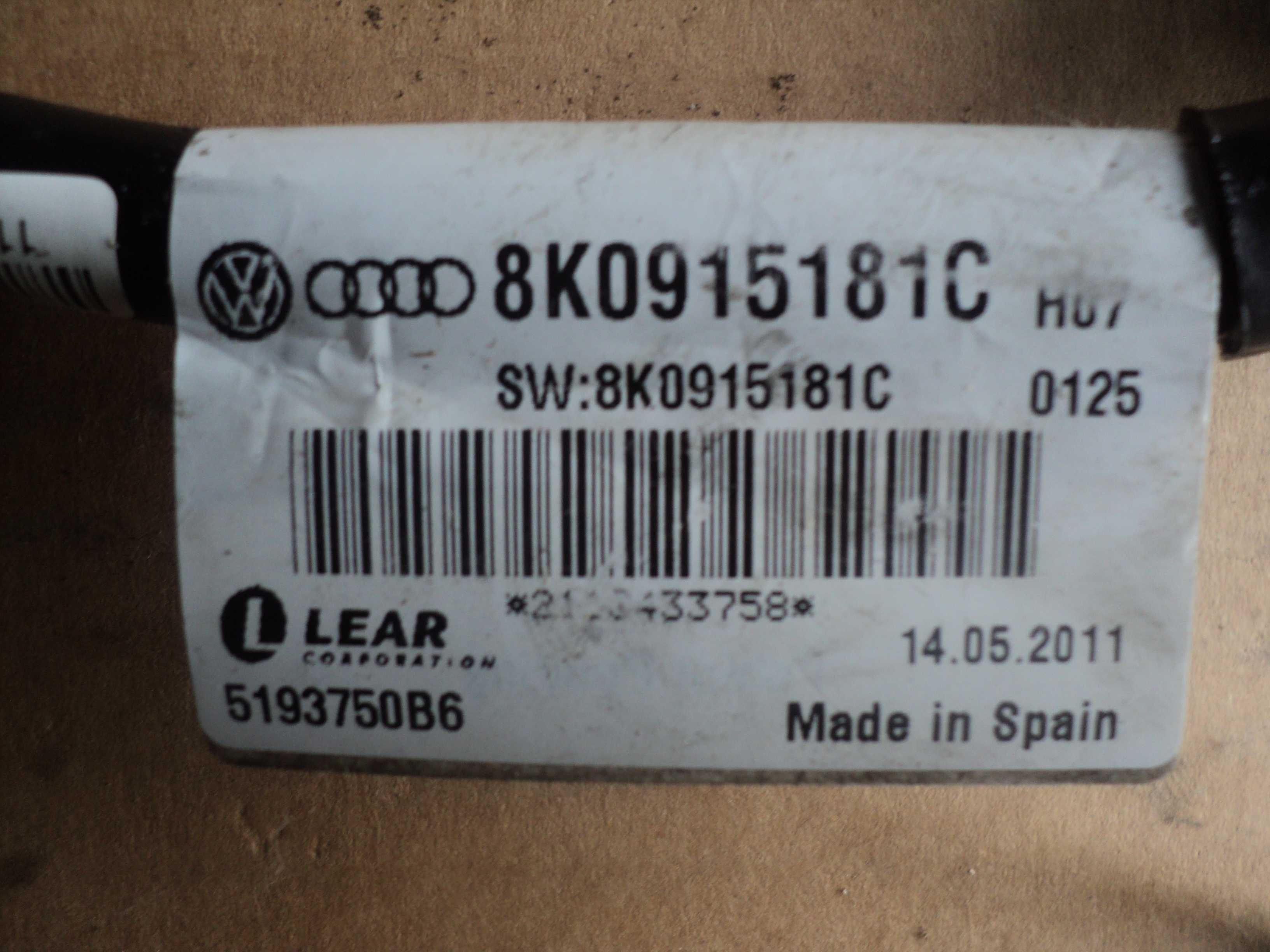 Klema minusowa Audi A6 C6 rok 2011