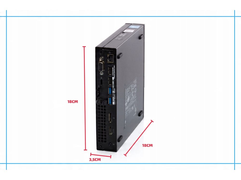Dell Optiplex 3050 Tiny Intel Core i3, 16GB DDR4, 256SSD Win10 Pro