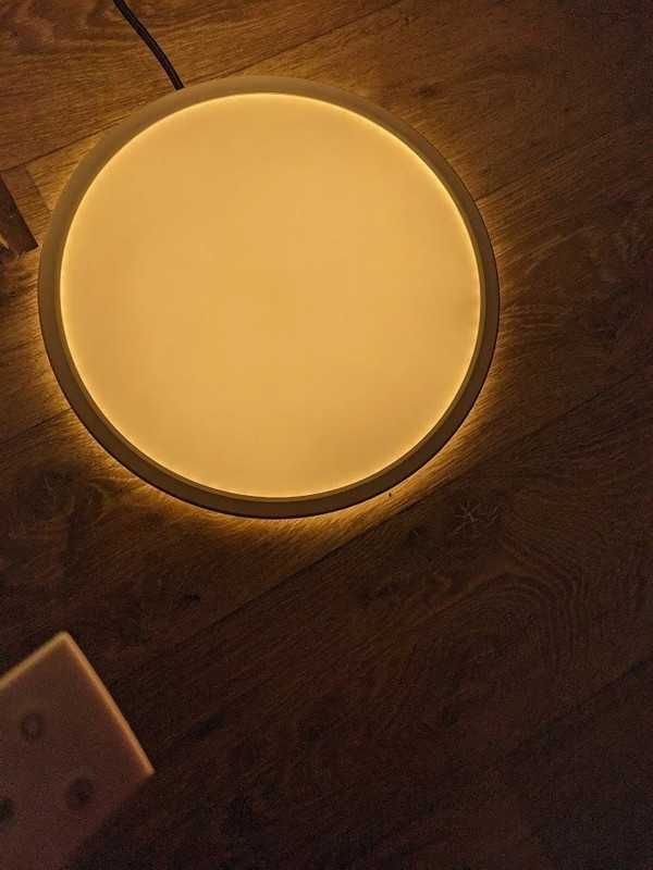 Plafon lampa LED 30cm 24W 3 tryby barwy regulacja jasności pilot, nowy