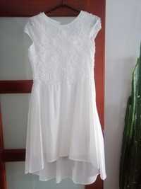 Sukienka biała rozmiar 158