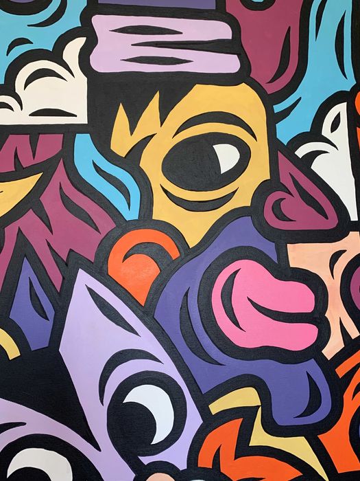 Quadro do conhecido pintor The Caver