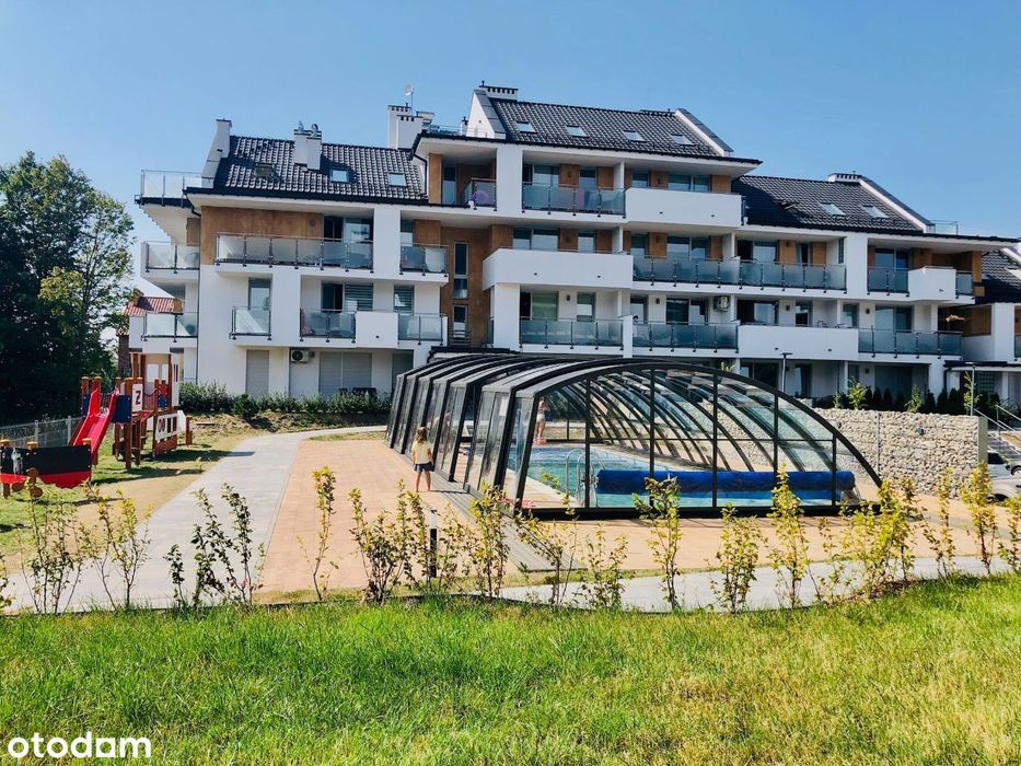 Apartament nad morzem, 2 pokoje, ogródek z basenem