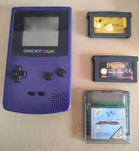 Game Boy color + 3 jogos (color e advance)