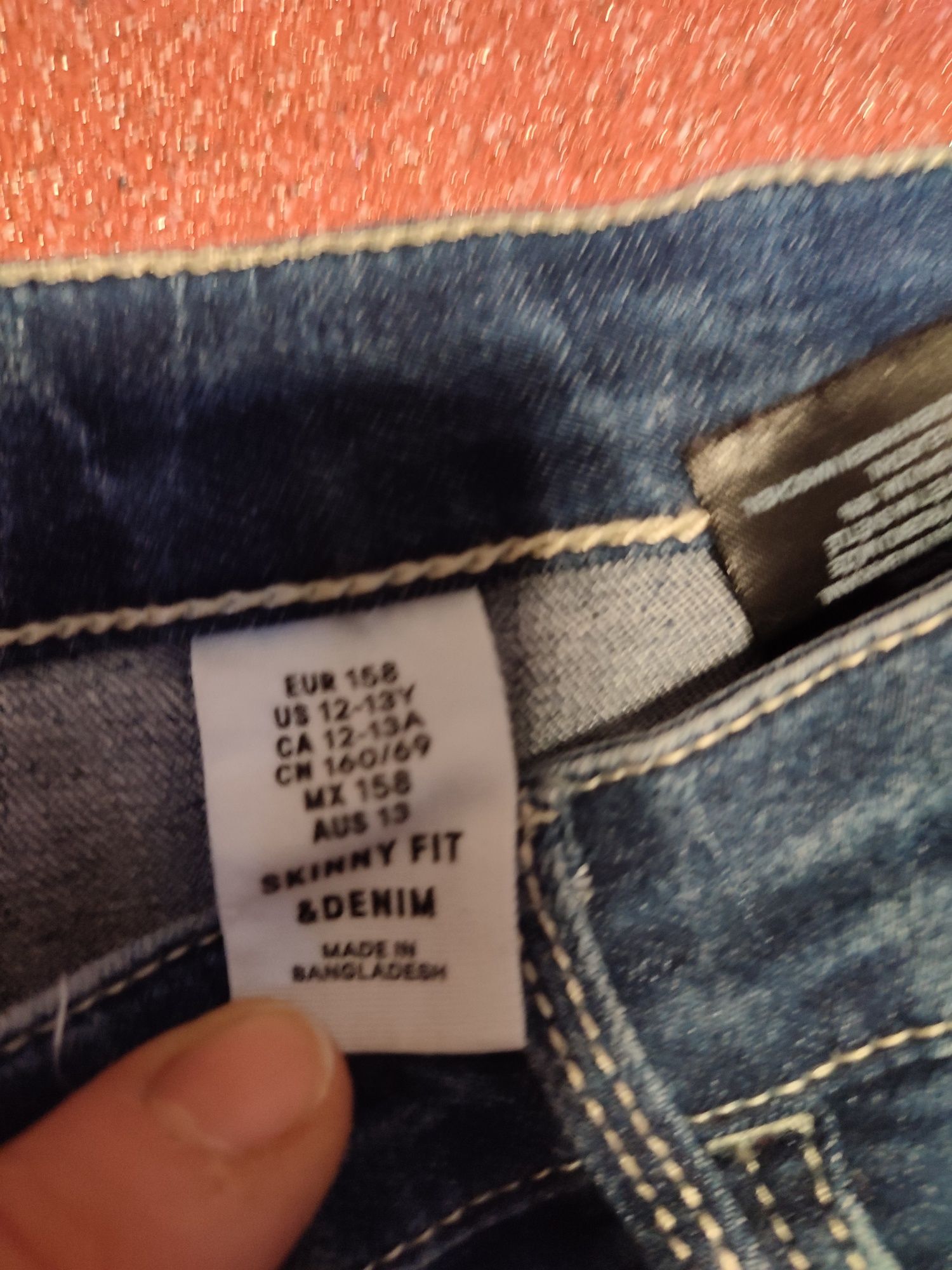 Spodnie jeansowe h&m roz 158cm