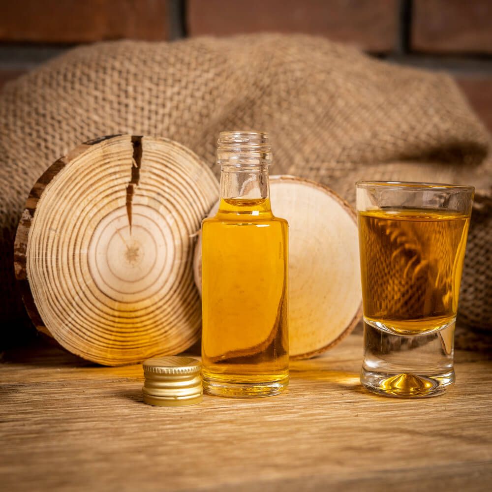 20x butelka MONOPOLOWA 20 ml z zakrętką na wesele wódkę bimber