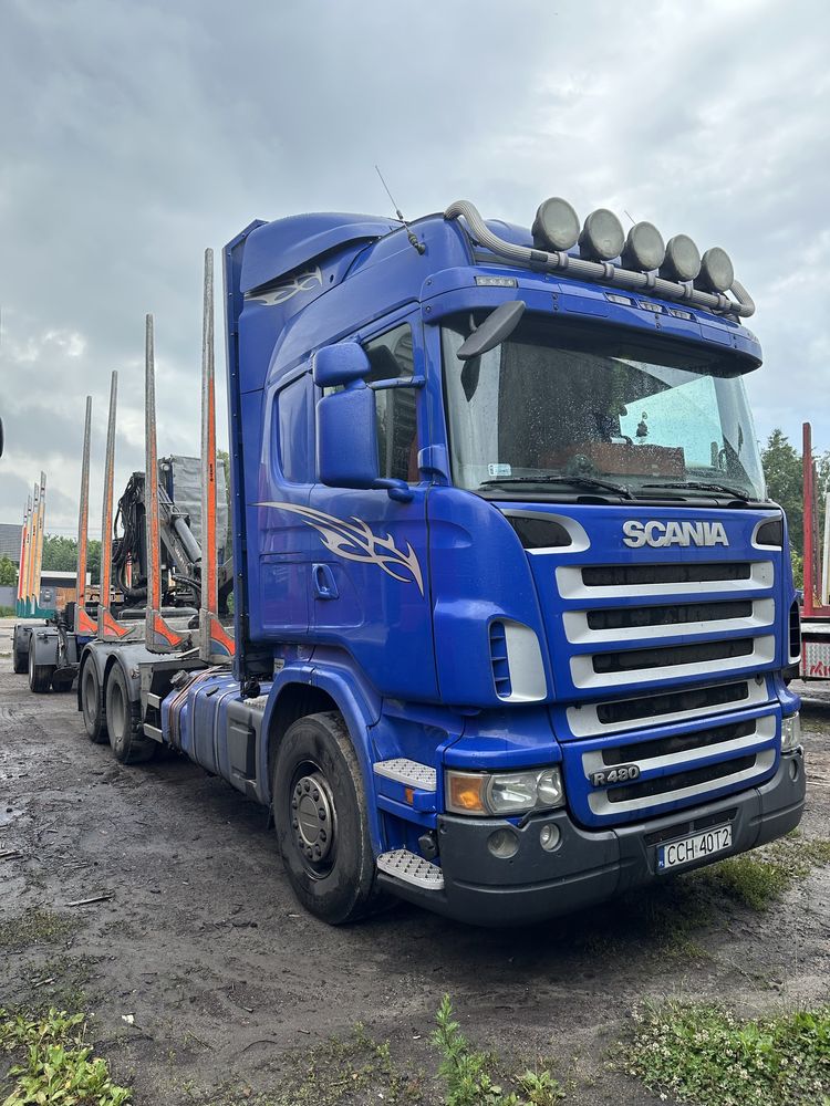 Scania 480 silnik PDE do drewna stosowego