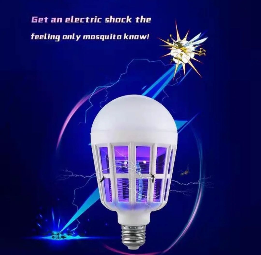 Lâmpada led com sistema anti mosquitos