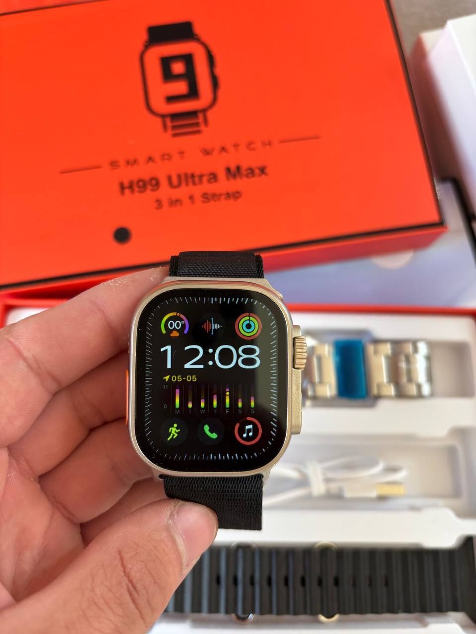 АКЦІЯ! Смарт-годинник Smart Watch H99 Ultra Max з 3-ма ремінцями