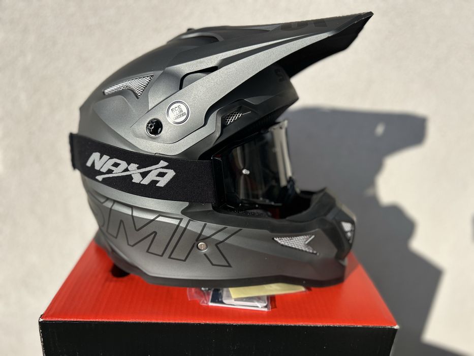 Gogle motocyklowe cross quad hulajnoga NAXA do kasku fullface!