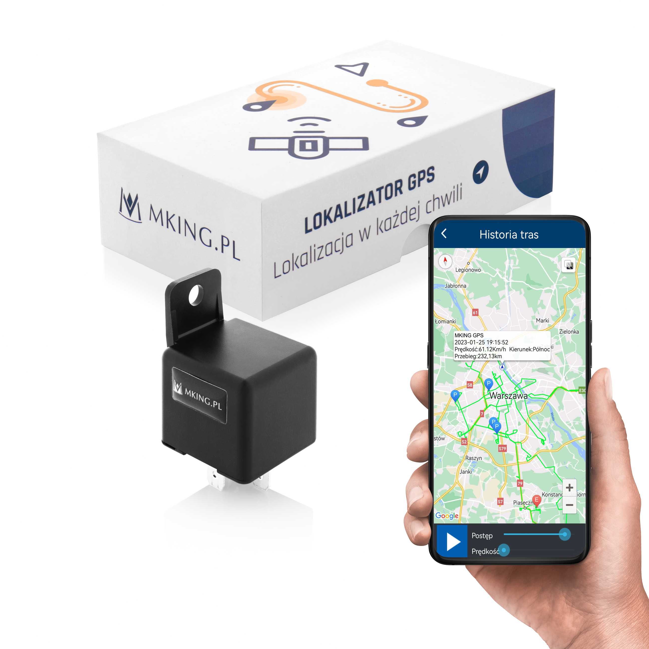 Lokalizator GPS MK67 ODCIĘCIE PALIWA pojazdu