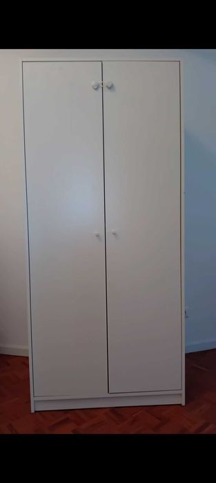 KLEPPSTAD
Roupeiro c/2portas, branco, 79x176