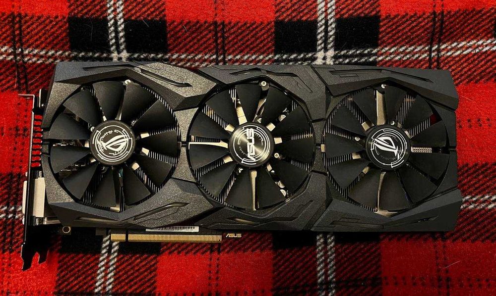 Видеокарта Asus Rog Strix GTX 1080, 8gb, 256-bit
