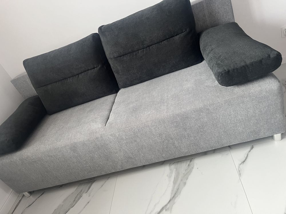 Sofa merano rozkladana do spania szara