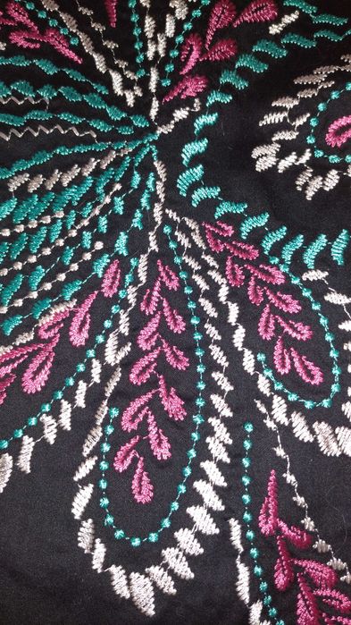 Юбка с вышивкой 100% хлопок