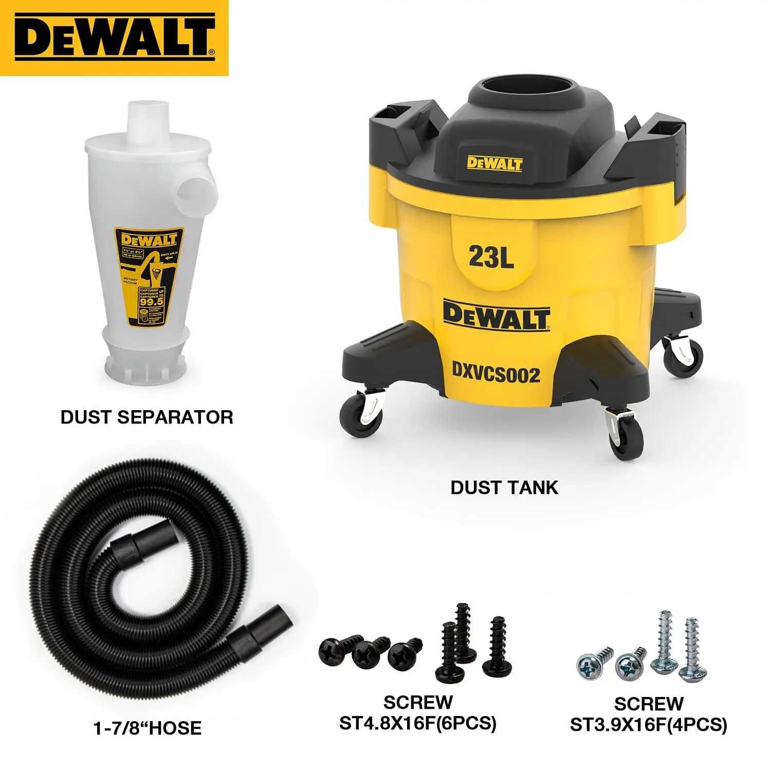DeWALT DXVCS002 Фільтр-циклон для будiвельних пилососiв
