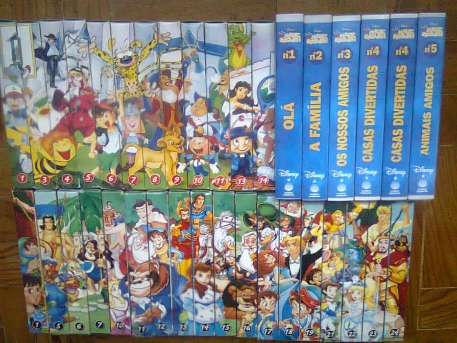 Lote por 5EUR - Cassetes VHS Colecção Desenhos animados.