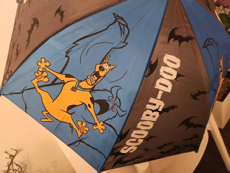 Parasol dziecięcy Scooby-Doo scoobydoo mały dla chłopca niebieski