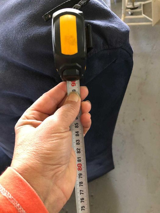 Conjunto de sofá e Puff, as medidas estão nas fotos, bom estado