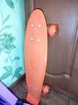 Скейтборд Penny board с подсветкой колёс — как новый!