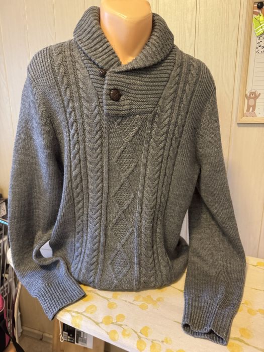 Meski sweter w warkocze Burton