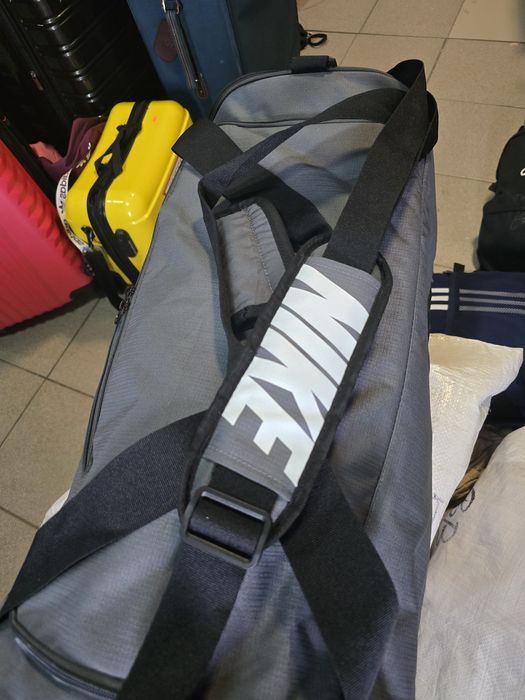 Сумка для тренувань Nike Brasilia 9.5 60 л grey/white