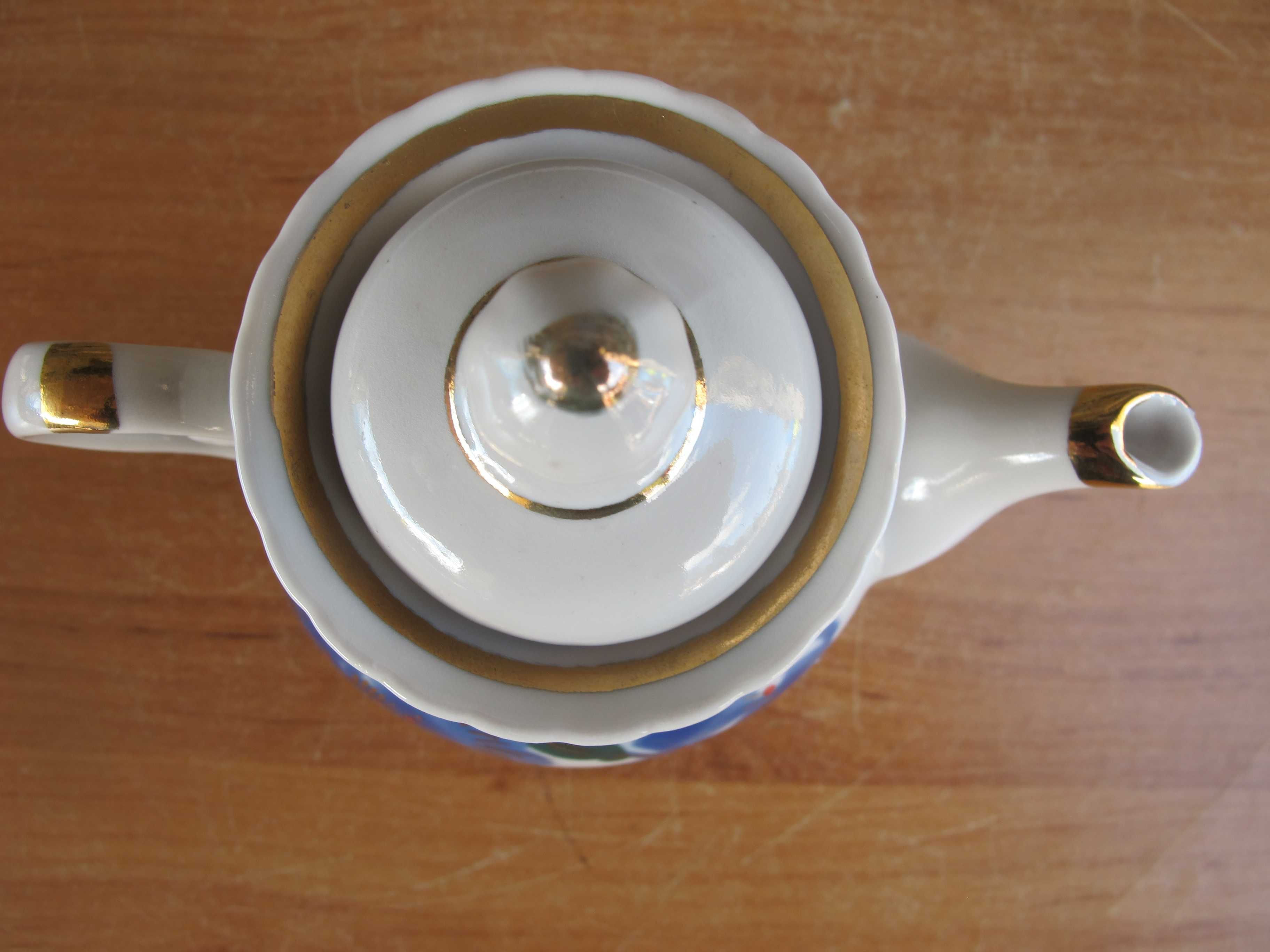DUŻY Porcelanowy Dzbanek Kawa/Herbata_poj. 2 l