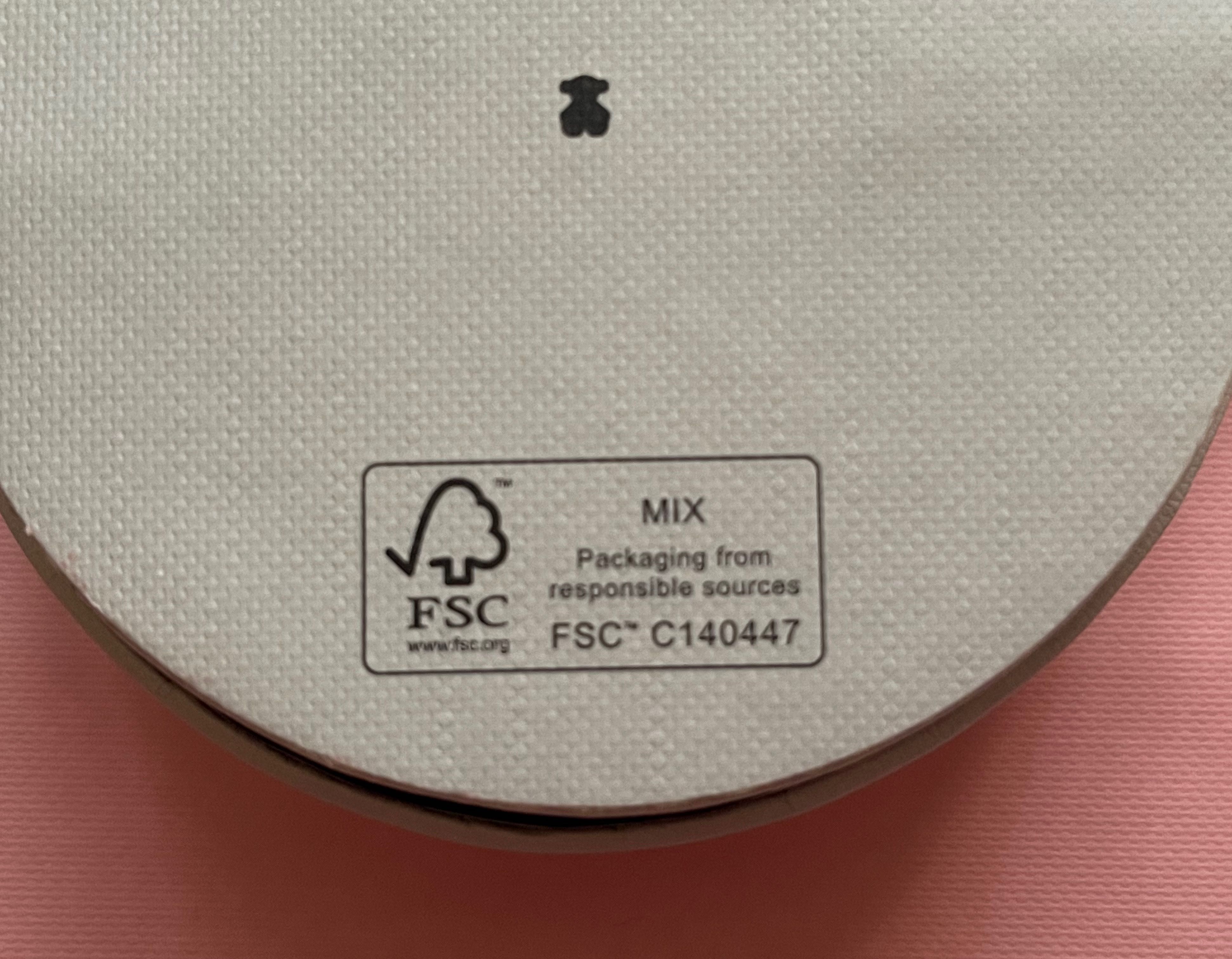Tous pudełko szare 10 cm nowe 1 sztuka