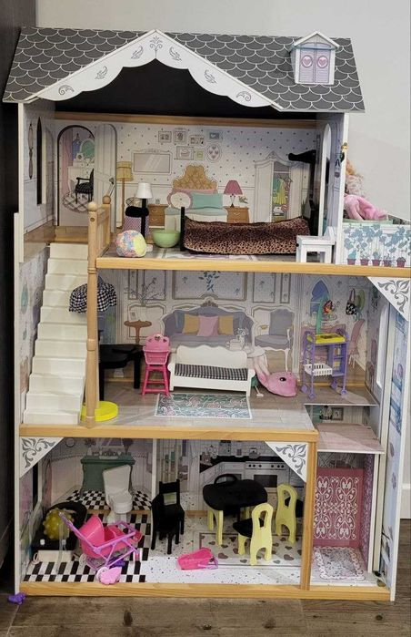 Ляльковий будинок ігровий для Барбі "Вілла Барселона, 3 поверхи