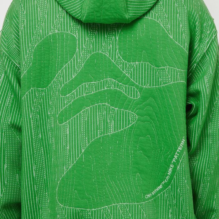 Новая кофта  худи Nike x Off-White ( найк hoodie green ) c америки L