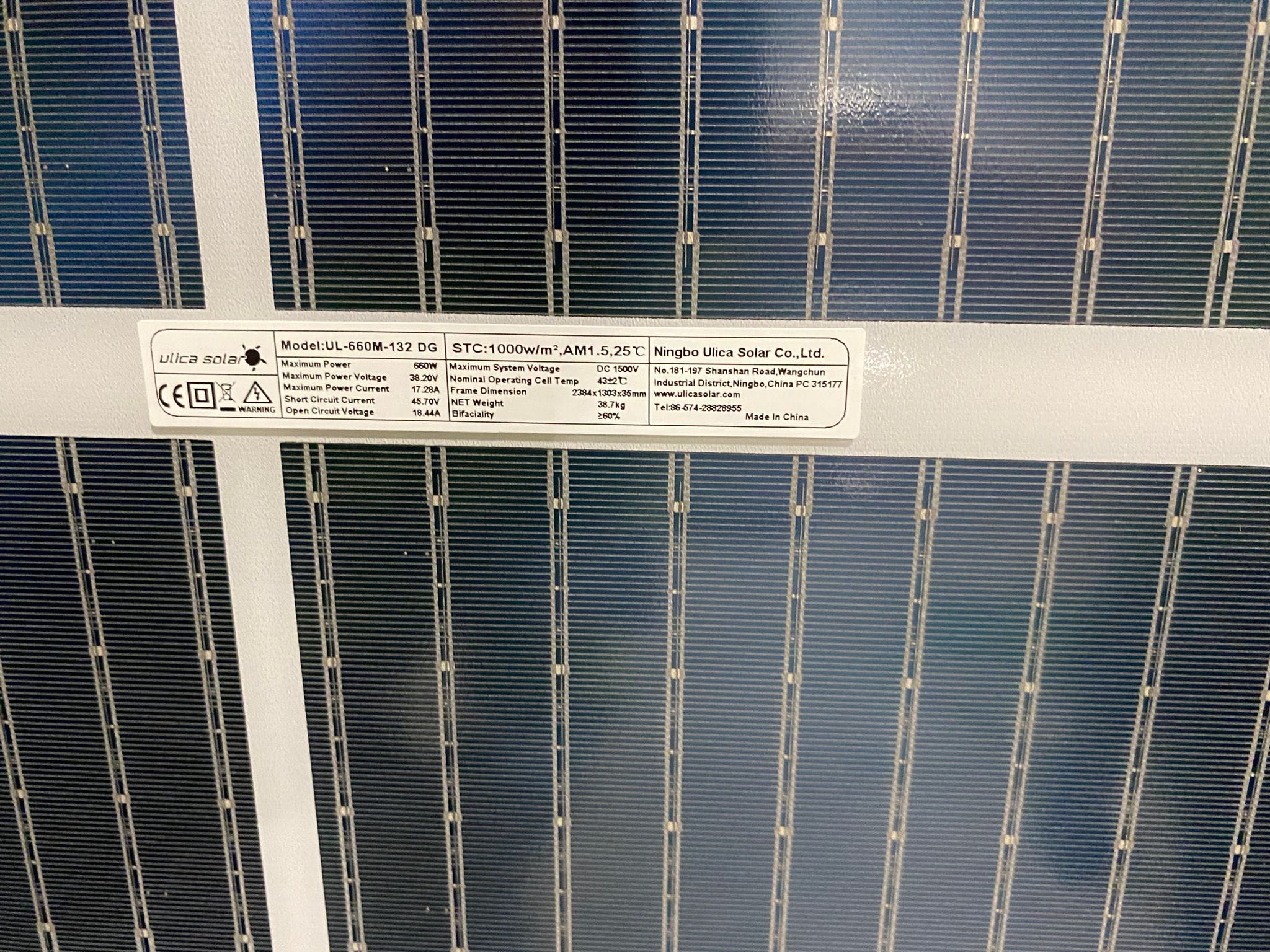 Panel PV ULICA SOLAR 660W HALFCUT SILVER BIFACIAL - cena 499 zł brutto