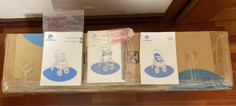 Easywalker June - Carrinho, Alcofa e ovo