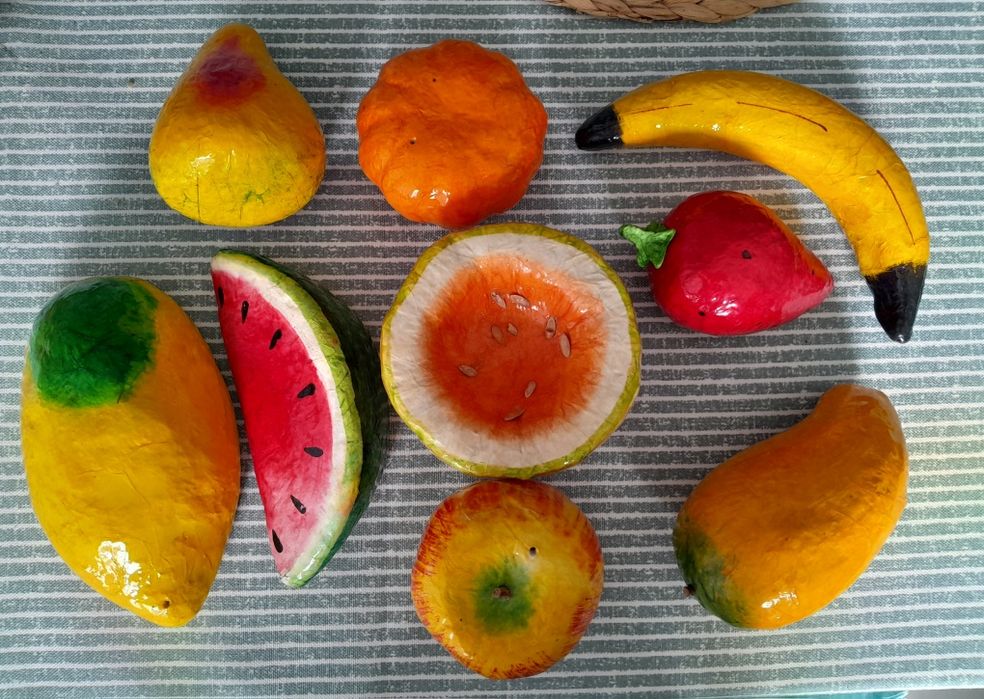 Conjunto de frutos decorativos - México