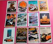 Antiga Coleção calendários de bolso cartazes da fórmula 1