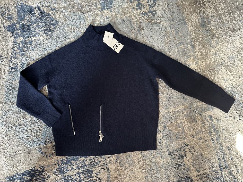 ZARA свитер 100% шерсть новый