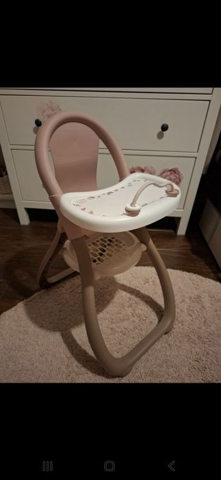 Smoby krzesełko do karmienia dla lalek