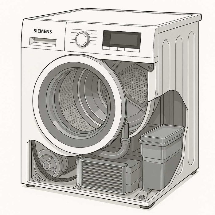 Ремонт сушильных машин Bosch / Siemens в Одессе