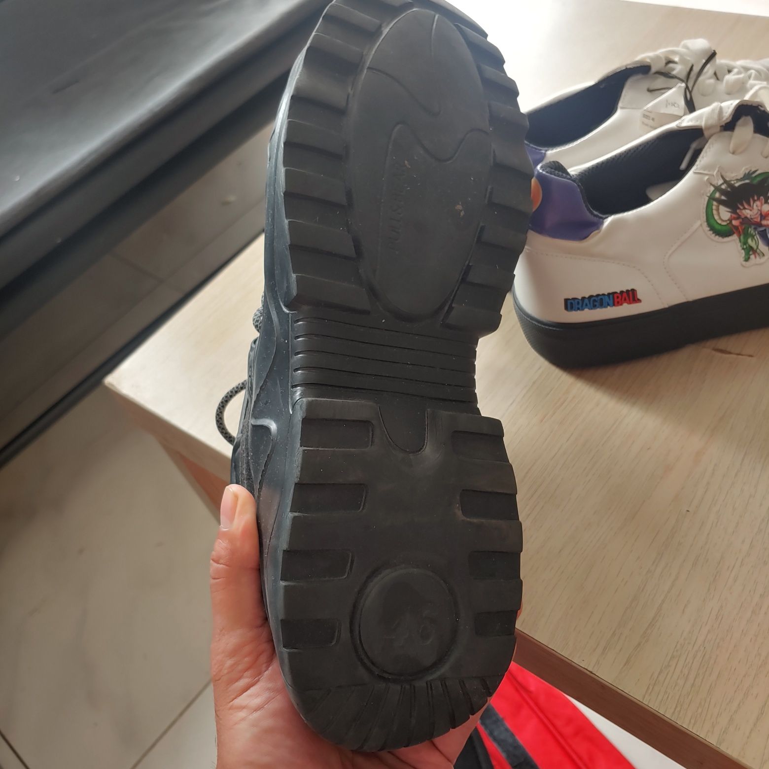 46 zapato preto para homen