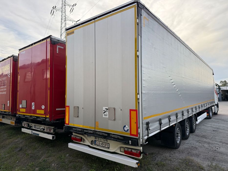 Wielton NS-3  Mega Osie SAF  Salon Polska Oś podnoszona Regulacja wysokości