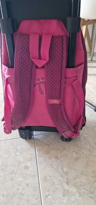 Mochila escolar menina trolley Totto