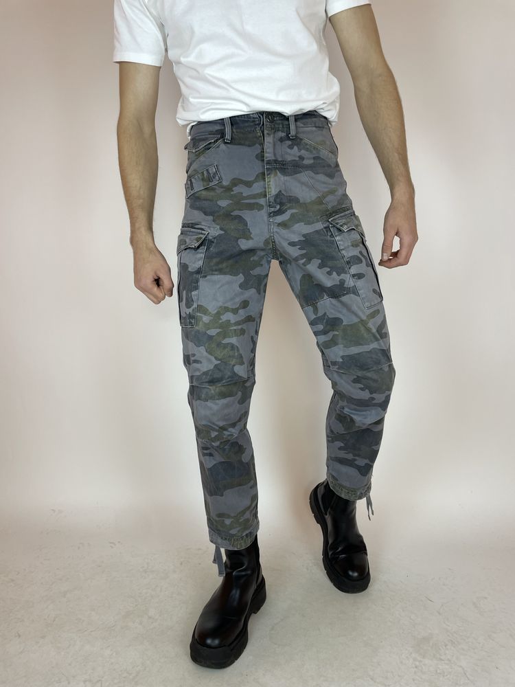 Чоловічі війскові камуфляжні карго штани g-star rovic розмір 27?/ S