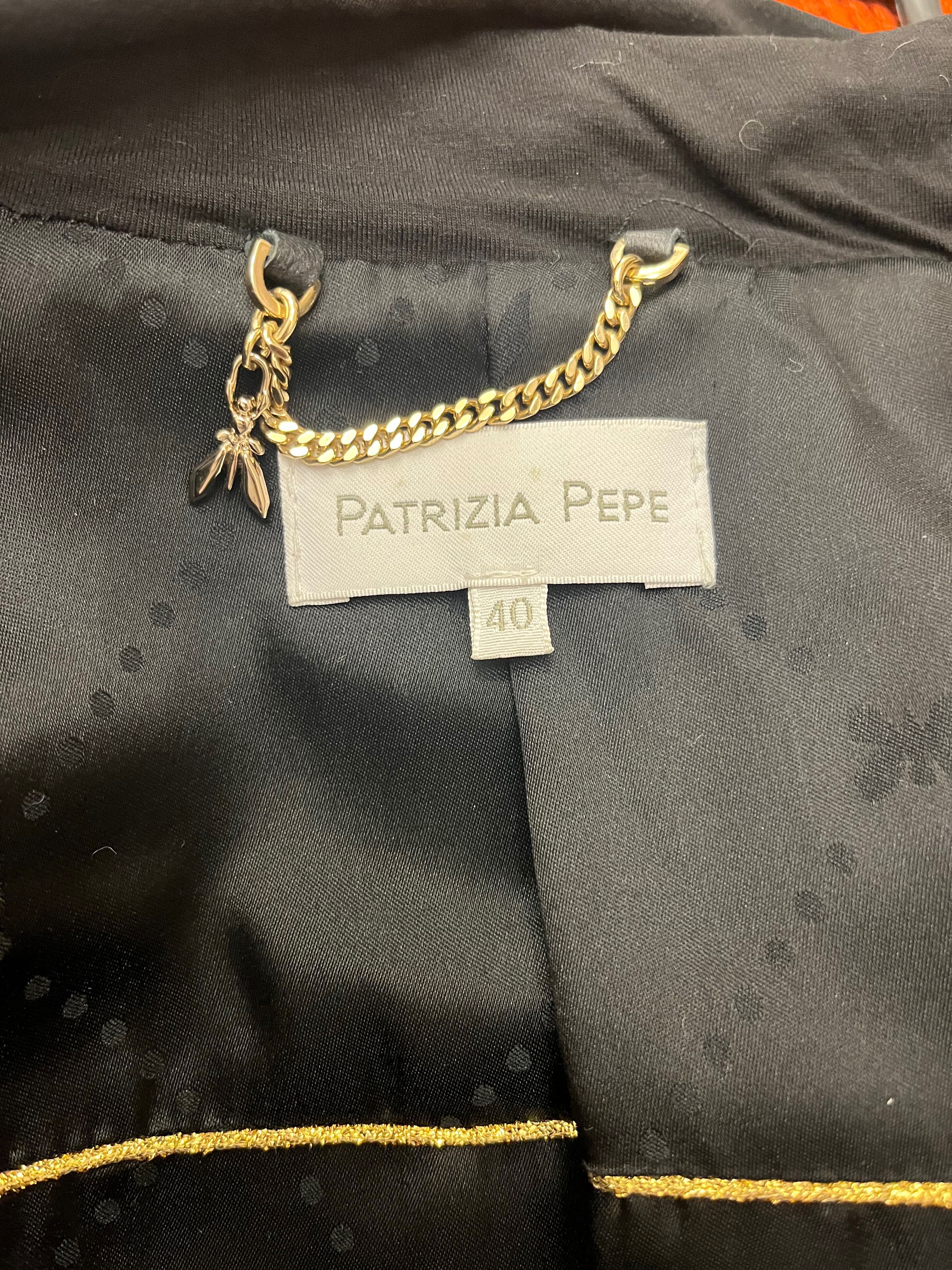 Kurtka z jagnięcej skóry nappa Patrizia Pepe