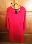 Vestido curto e justo vermelho H&M, tamanho 34